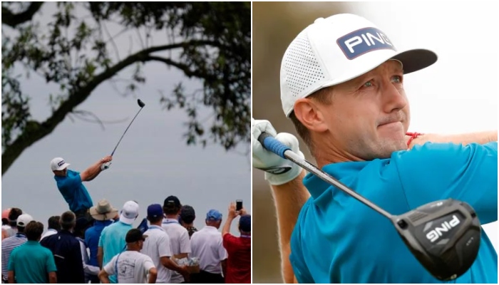 Mackenzie Hughes of Canada unravels in the final round of the US Open.